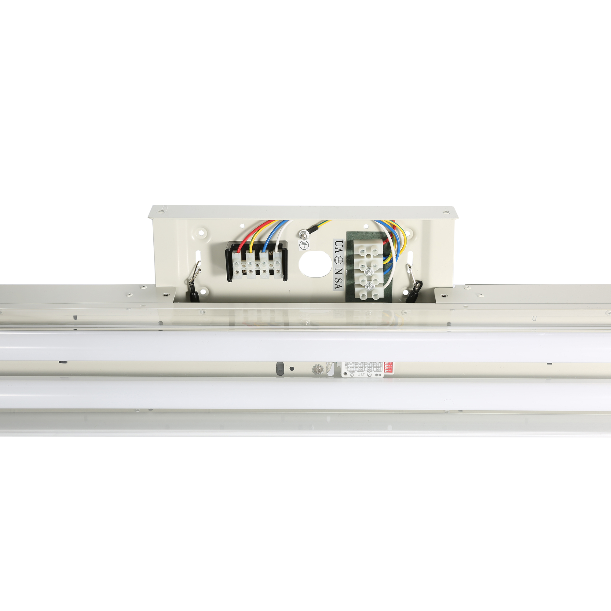 2FT LED sensor lighting with bridge wiring in fitting for quick maintainace