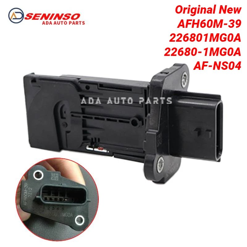 Original New AFH60M-39 226801MG0A 22680-1MG0A 722184590 AFH60M39 MAF Mass Air Flow Sensor For Nissan Altima Sentra Pathfinder