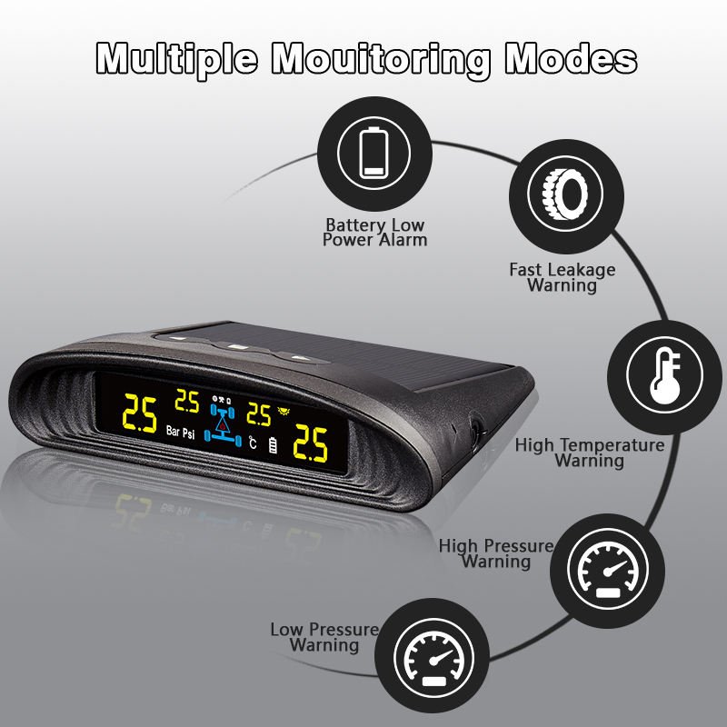 spy Auto Sensors Tire Pressure Sensor Tire Gauge 2023 Universal Smart Tpms