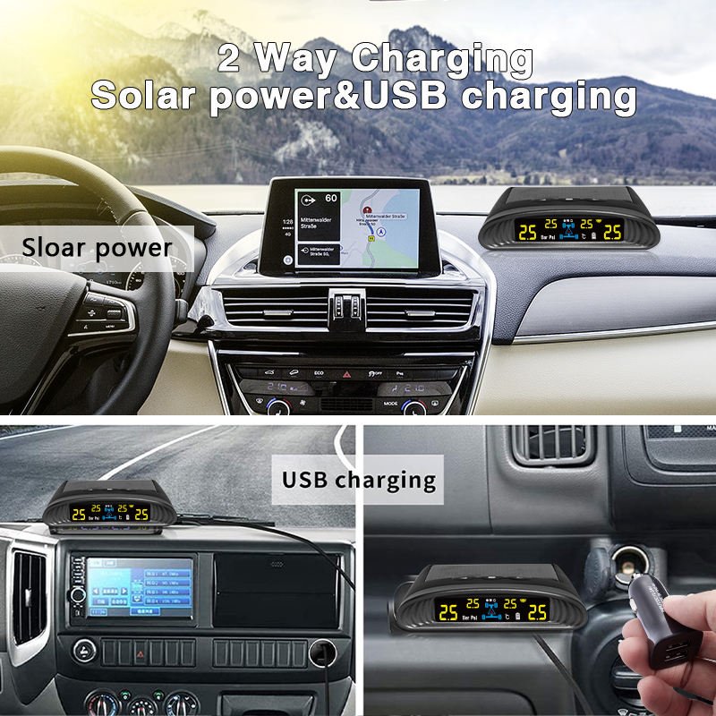 spy Auto Sensors Tire Pressure Sensor Tire Gauge 2023 Universal Smart Tpms