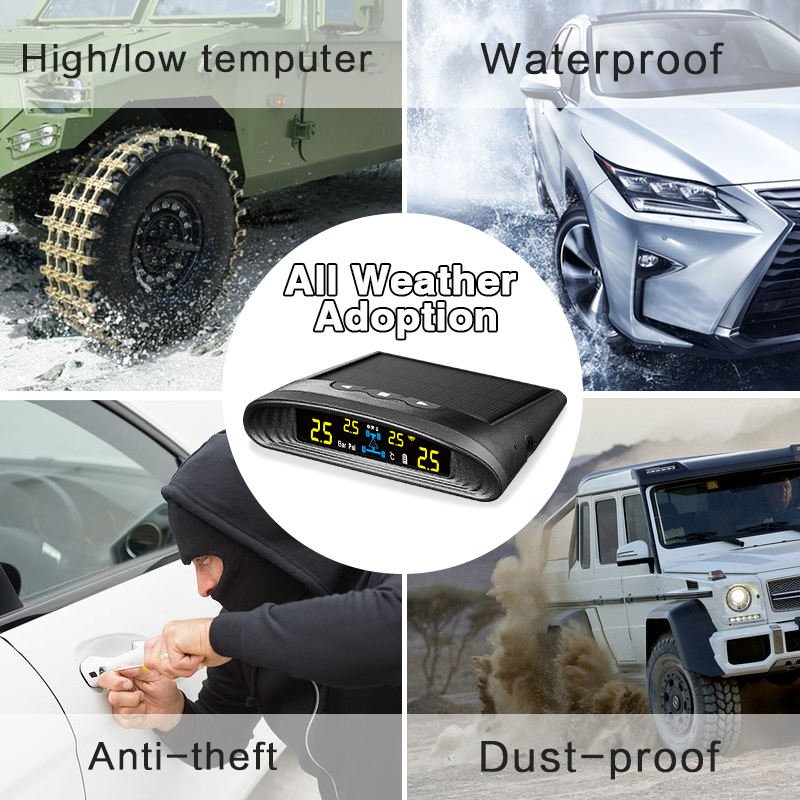 spy Auto Sensors Tire Pressure Sensor Tire Gauge 2023 Universal Smart Tpms