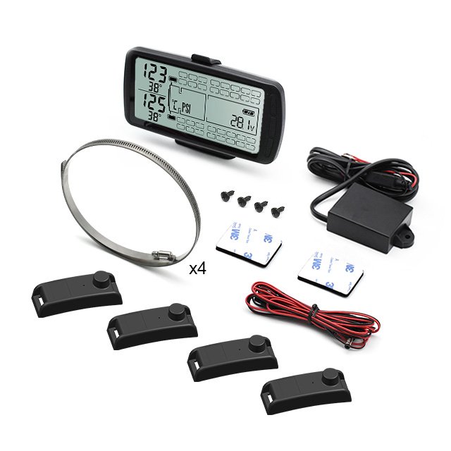 Factory Direct Sale Tpms Sensor Large Display Real-time Tpms Tire Pressure Monitoring For Heavy Duty Truck