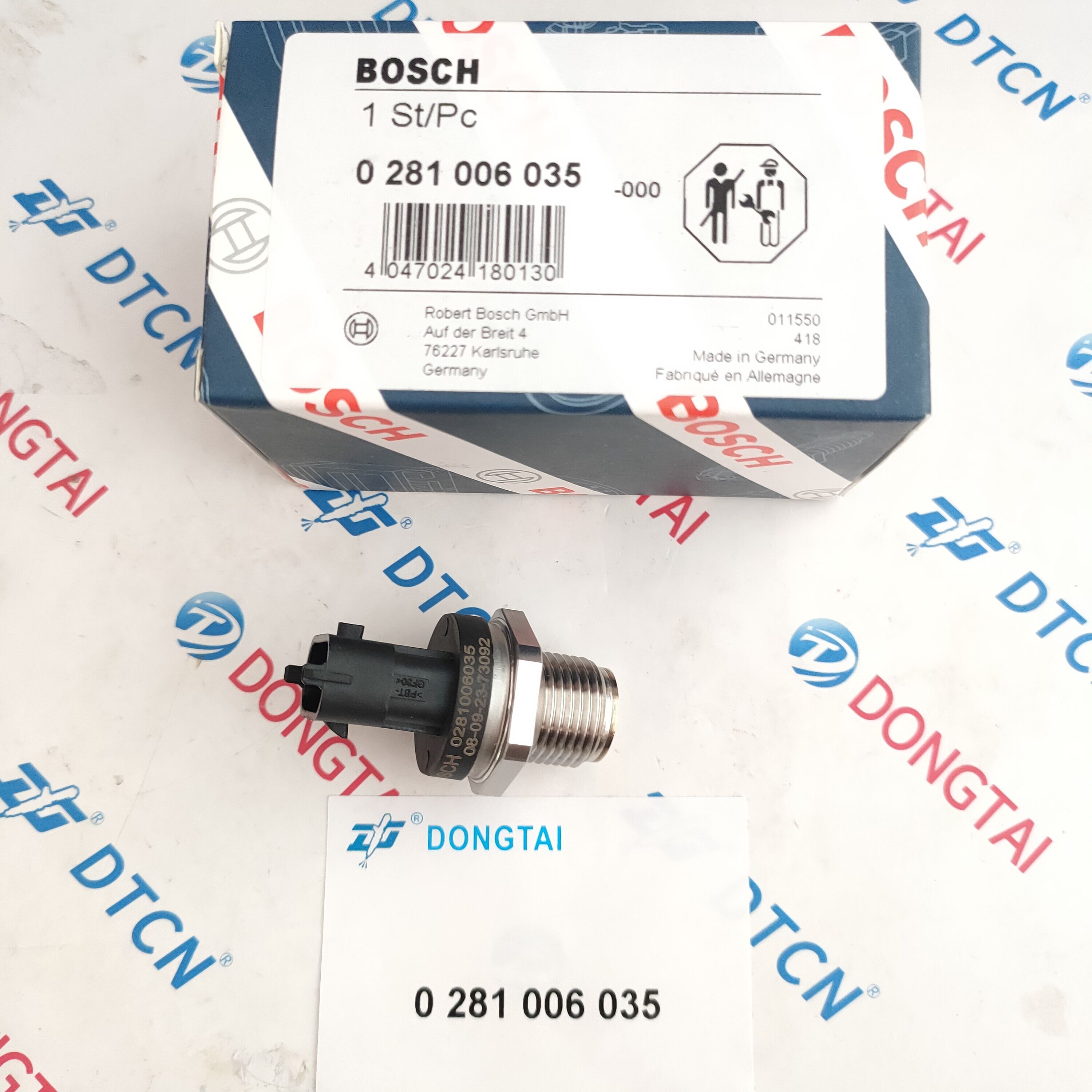 BOSCCH DIESEL FUEL RAIL PUMP PRESSURE SENSOR 0281006035, 0 281 006 035 For KIA HYUNDAI 2.0 2.2 3.0 CRDi