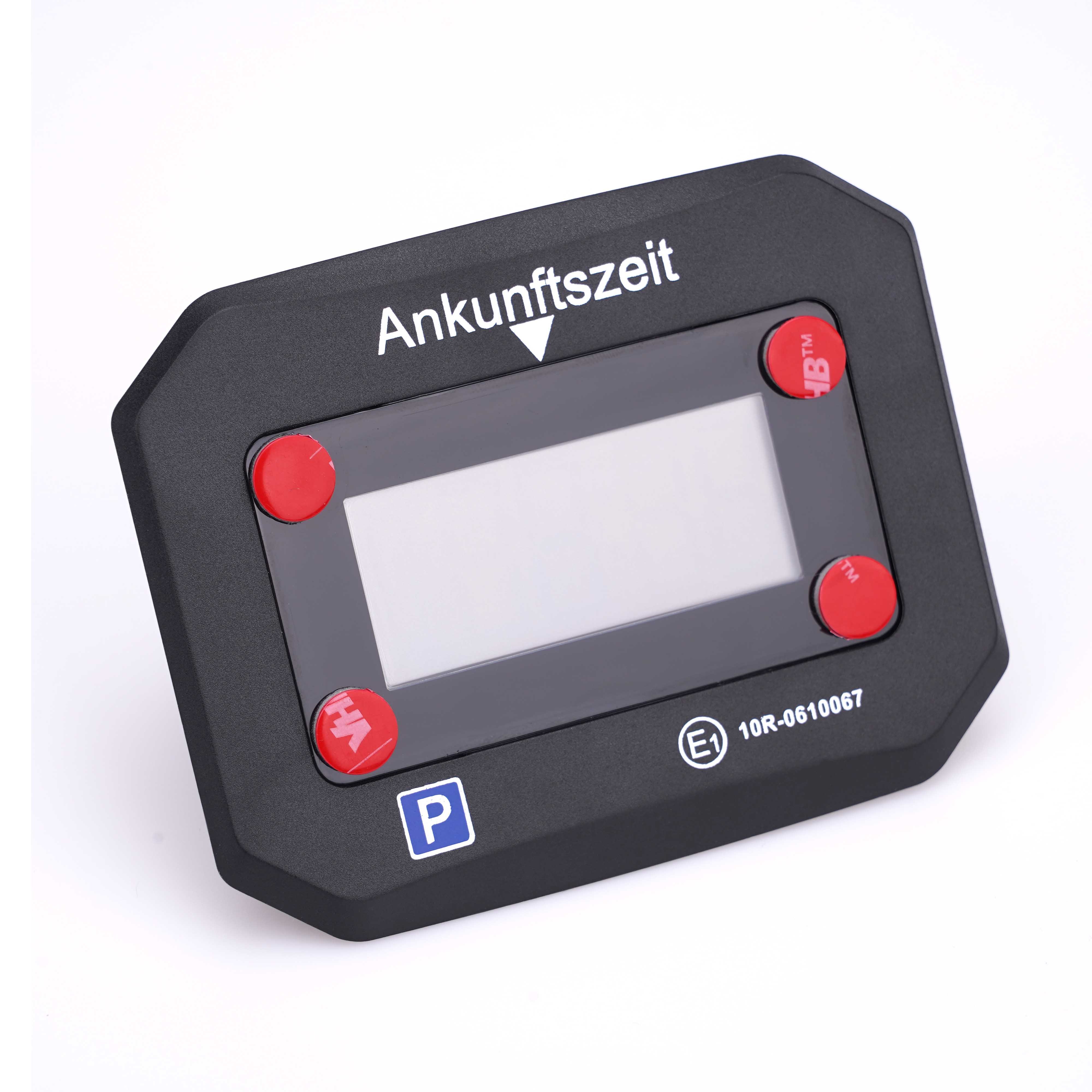 Motion Sensor Automatic Electronic Blue Digital Parking Disc For Germany