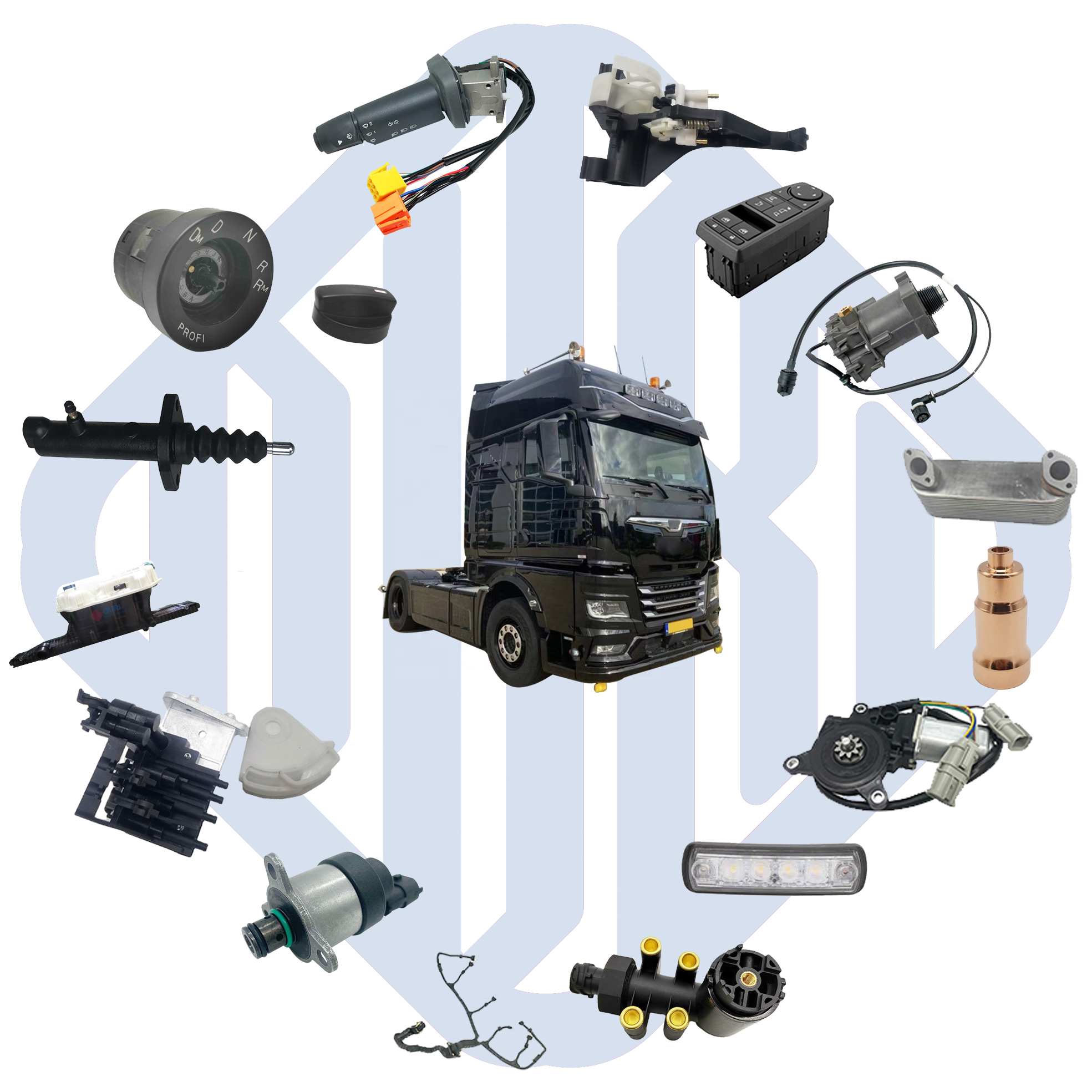 European Truck Parts Crankshaft Position Sensor 1398467 1365738 1607435 1607436 1398467 Wheel Speed Sensor For DAF TRUCK