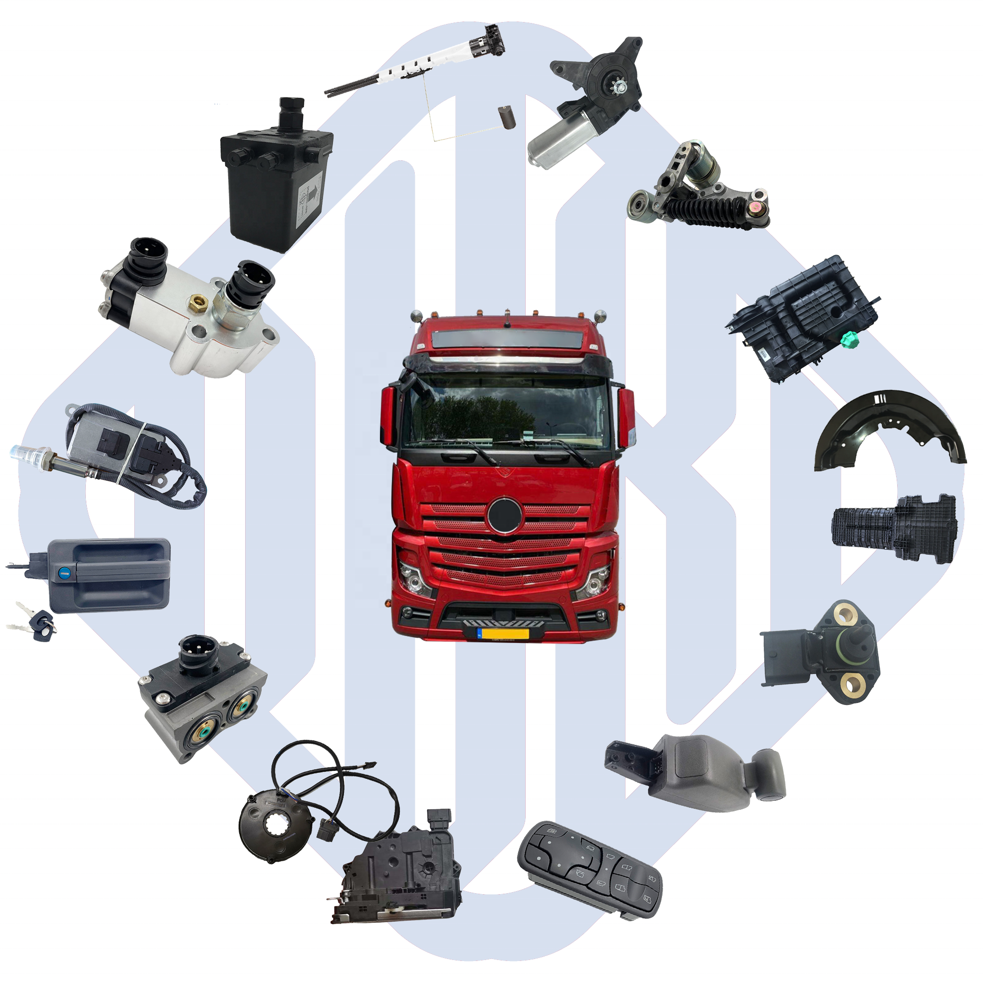 European Truck Parts Crankshaft Position Sensor 1398467 1365738 1607435 1607436 1398467 Wheel Speed Sensor For DAF TRUCK