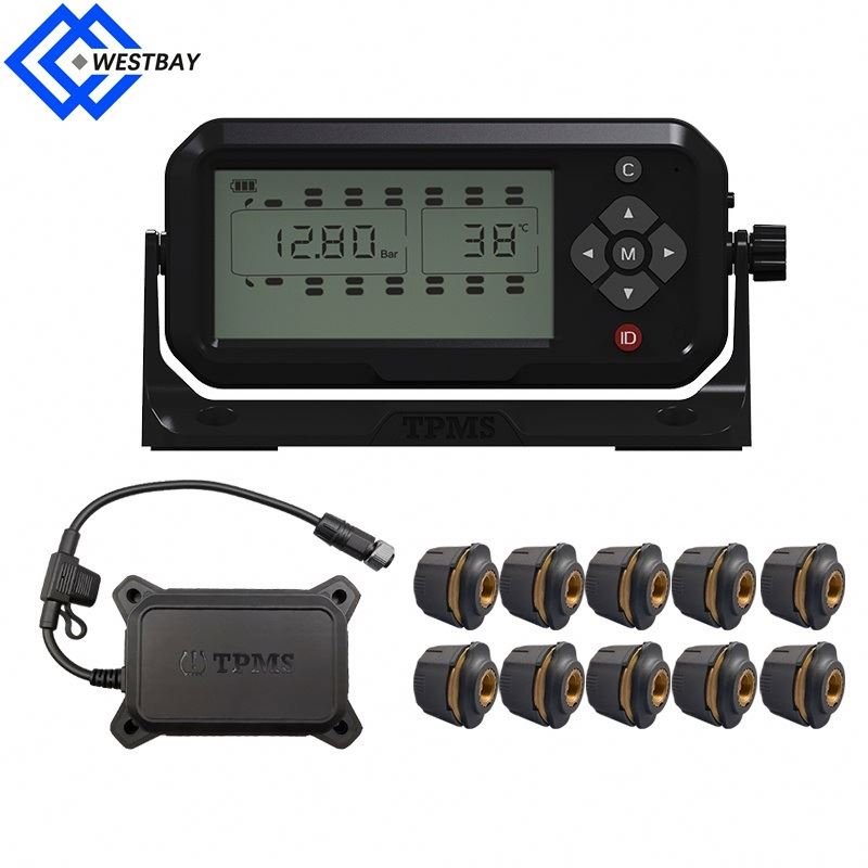 Westbay High Quality Tire Valve Pressure Monitoring System 6-28 wheel TPMS Tire Pressure Sensor