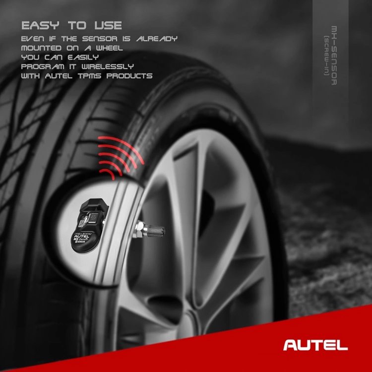 315MHz + 433MHz Vehicle Universal Tpms Sensor Autel Tire Pressure Monitoring Programmable Tpms Digital MX Sensor