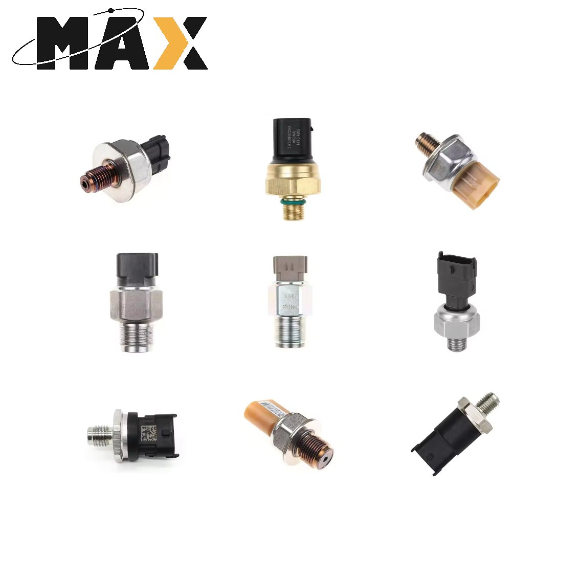 Auto Engine Parts Fuel Rail Pressure Sensor For Toyota Honda VW Nissan Hyundai Kia BMW Mercedes Audi Ford Chevrolet Land Rover