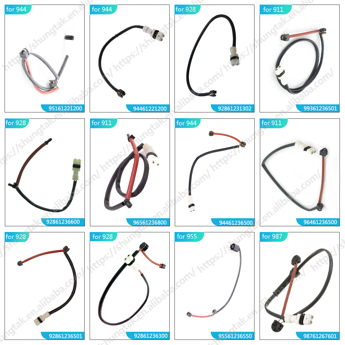 Auto Parts Brake Pad Wear Sensor for Porsche 4 Tequipment-Macan TEQ 5 Taycan TEQ Tequipment-Katalog TEQ2 Cayenne TEQ3 Panamera
