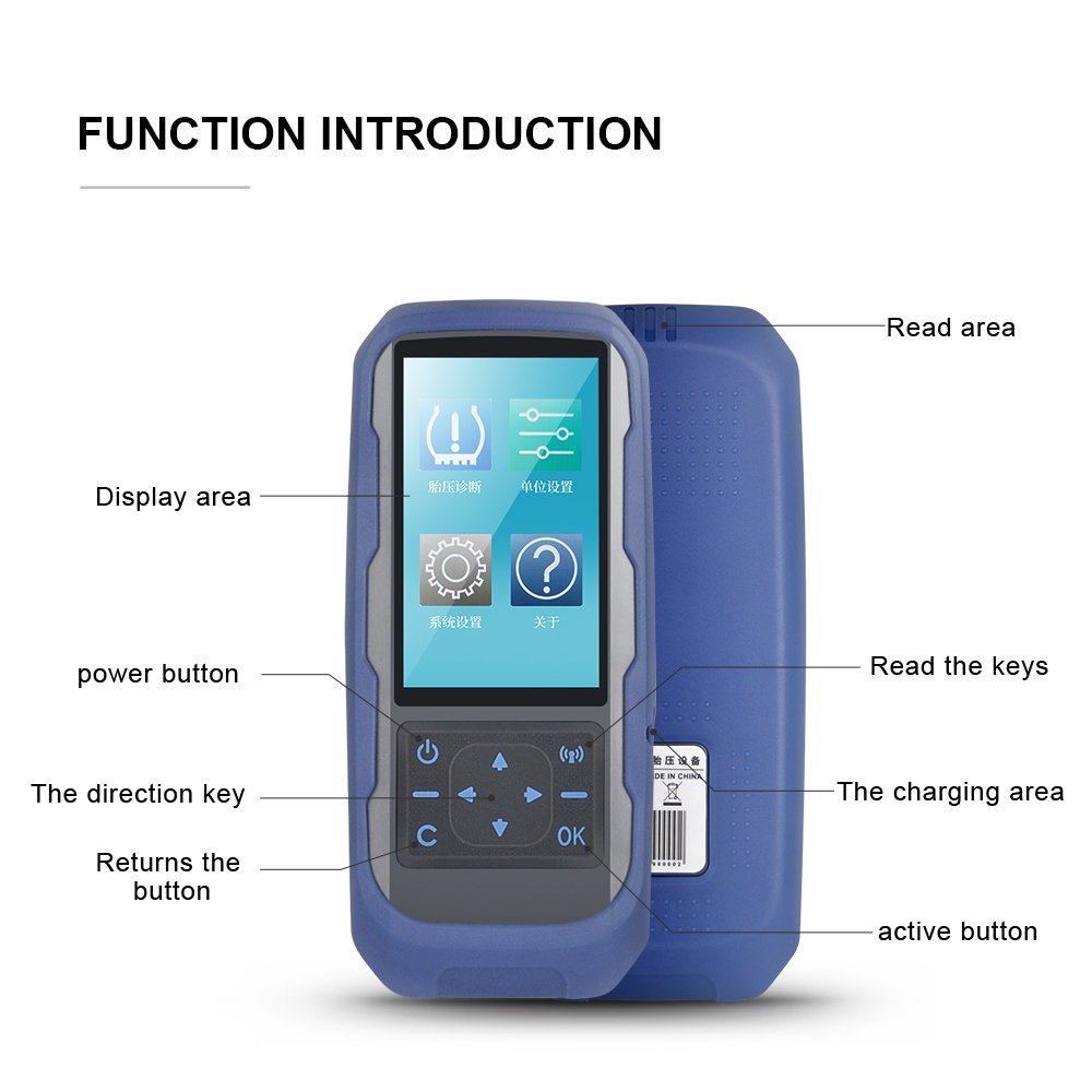 Wireless TPMS Diagnostic Tool 315MHz 433MHz Auto Heavy Duty Truck Sensors Diagnostic Scanner Programming Tool Bcq TPMS Scanner