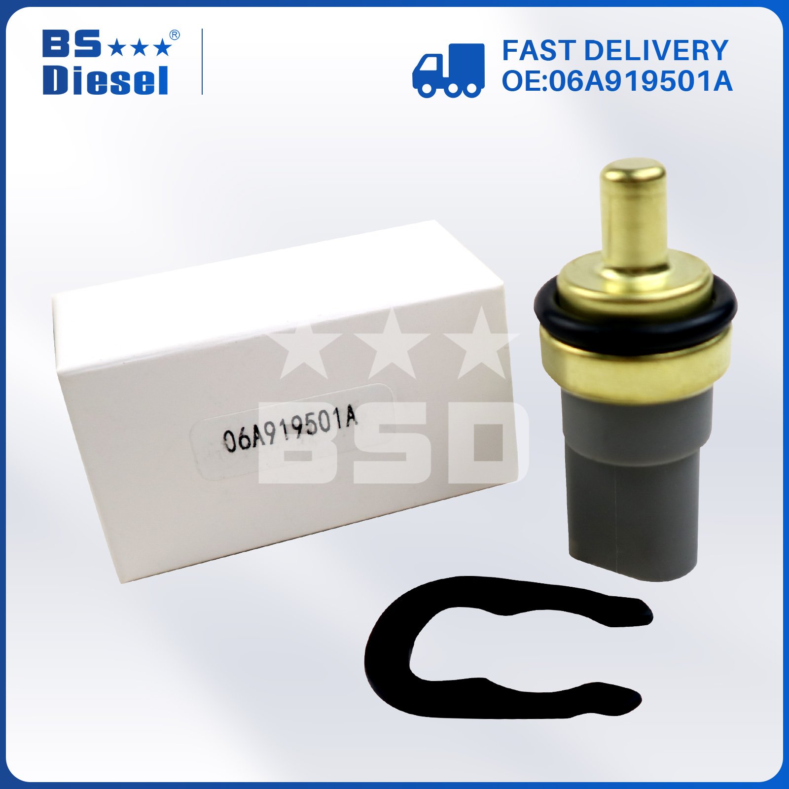 High Quality Auto Sensors Water Temperature Sensor 06A919501A For VW AUDI