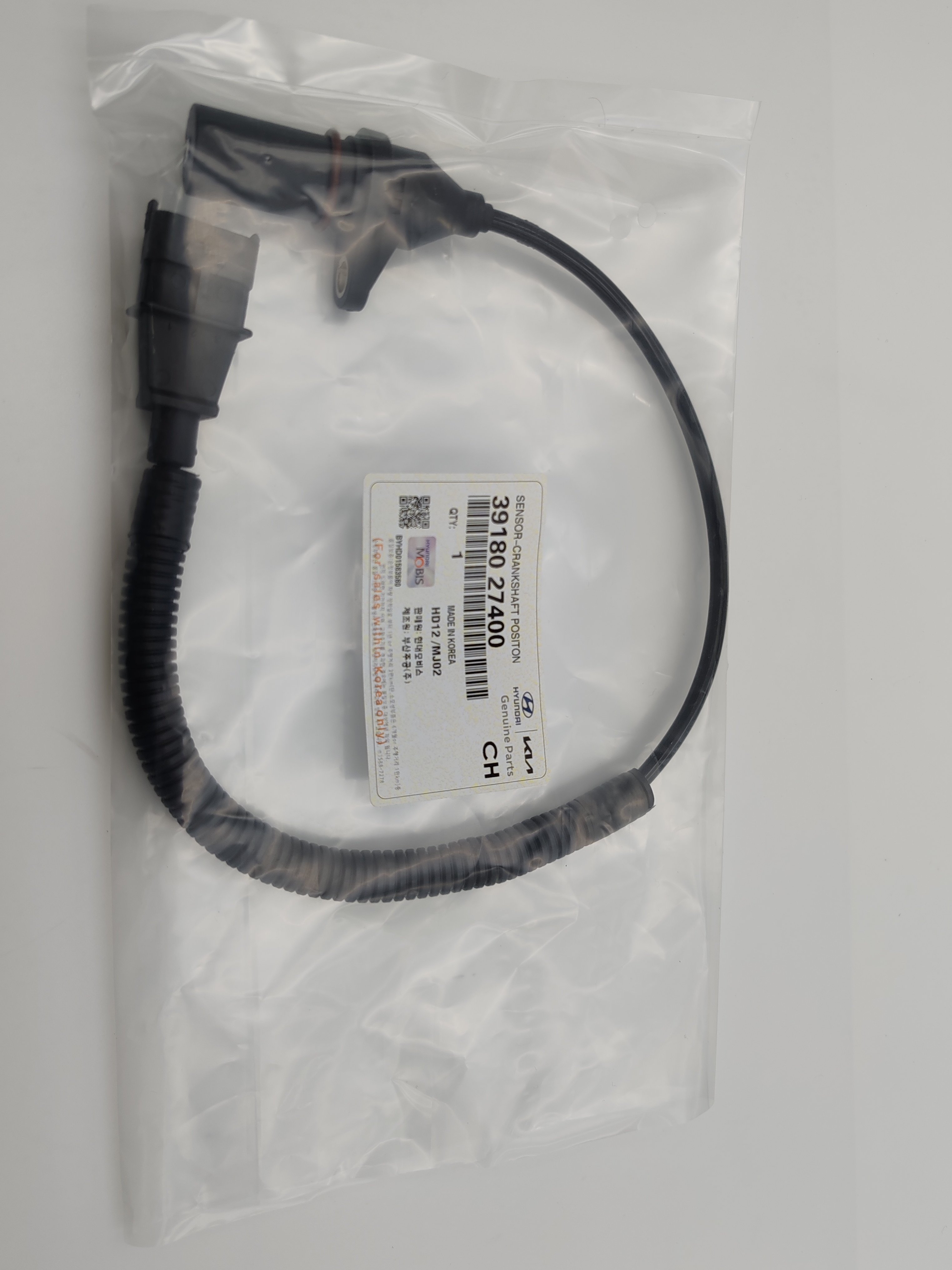 Auto Parts Crankshaft Position Sensor 39180-27400 3918027400 For 2006 2010 Hyundai Tucson