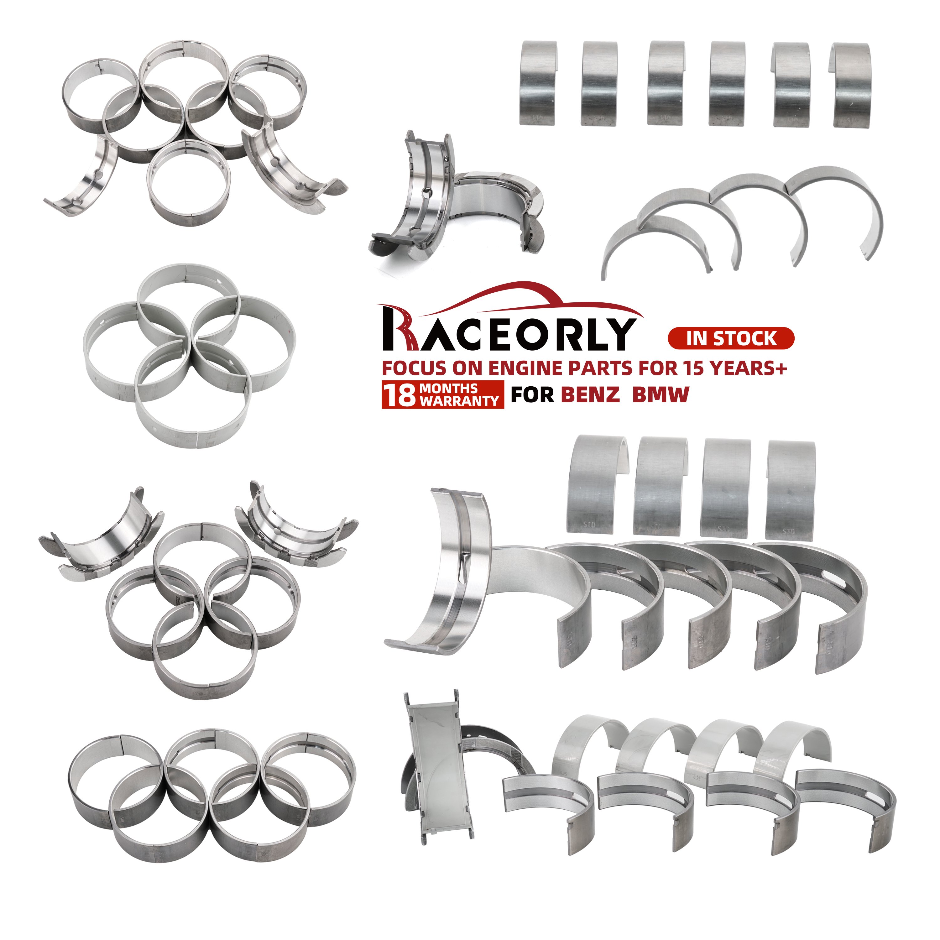 Auto Engine Parts Crankshaft Bearings Main Bearing A2700330101 for Mercedes Benz 270910 274910 264 270 274 M264 M270 M274 STD
