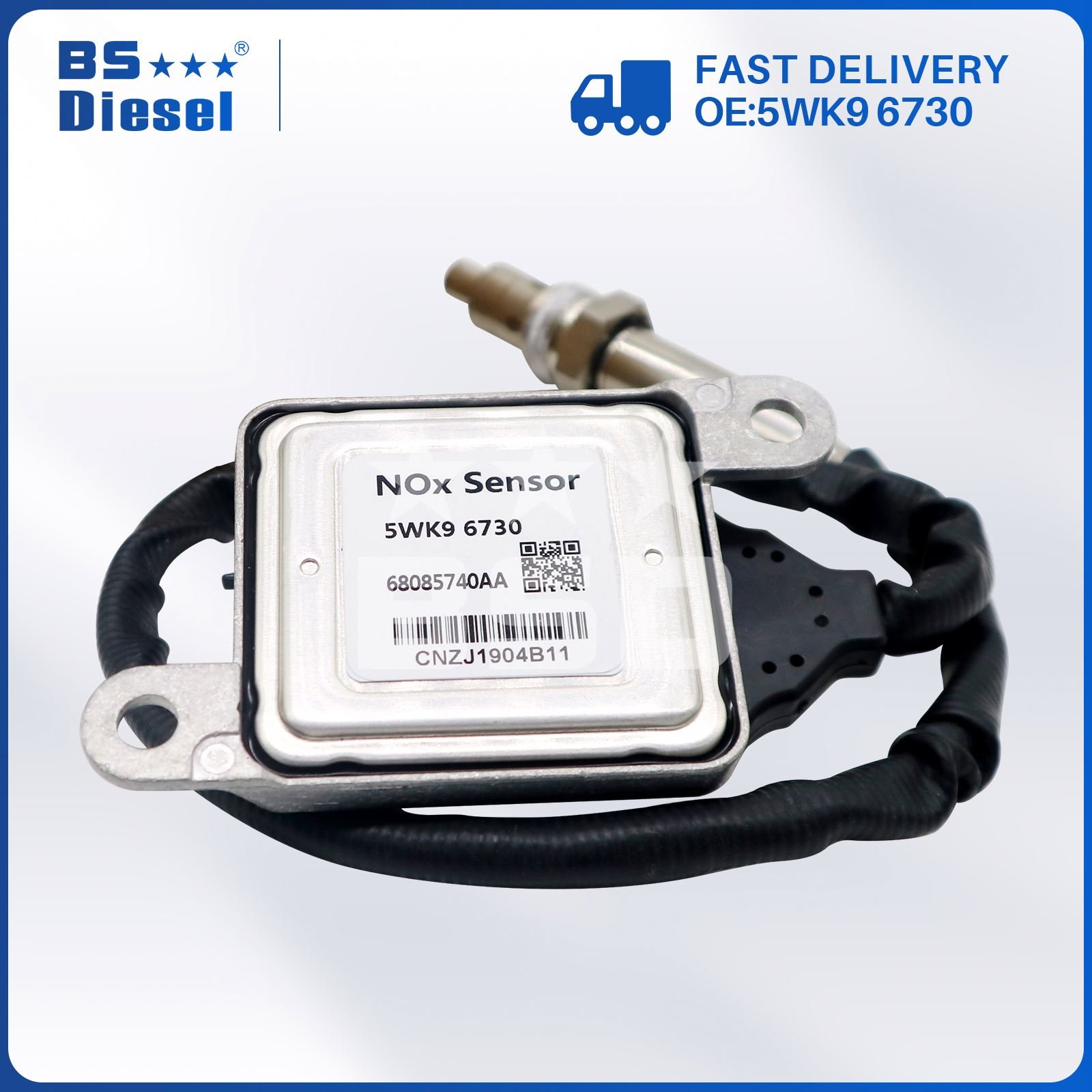 Auto Spare Parts Nitrogen Oxygen Sensor 68085740AA 5WK9 6730 NOX Sensor 5WK96730 For Dodge Ram 2500 3500 4500 5500 6.7L Cu-mmins