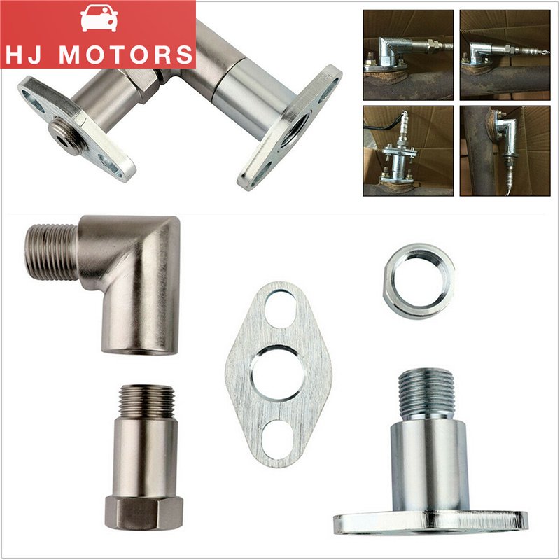 90 Degree M18*1.5 Sensor Fitting Universal O2 Oxygen Sensor Flange Exhaust Pipe Fittings