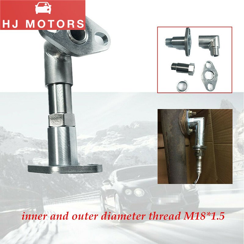 90 Degree M18*1.5 Sensor Fitting Universal O2 Oxygen Sensor Flange Exhaust Pipe Fittings