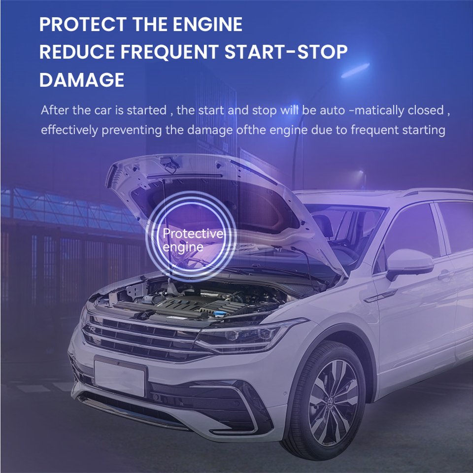 Car Auto Start And Stop Engine Off Device Sensor 3 modes Control Harness For Volkswagen MQB