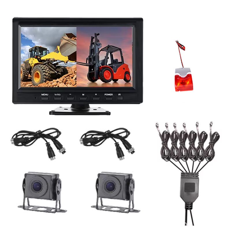 Automotive AI Parking Sensor Measurement Space Kit LED Parking Assistance System Radar Detector Auxiliary Radar Sensor