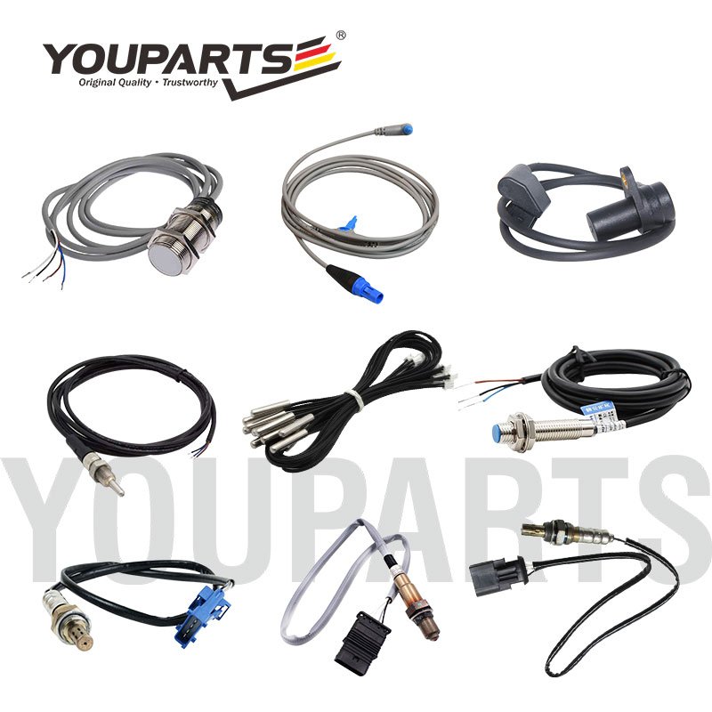 YOUPARTS Nox Oxygen O2 Auto Oil Level Gearbox Fuel Crankshaft Steering Angle Abs Sensor Black 12 OEM PARTS Bmw Speed Sensor