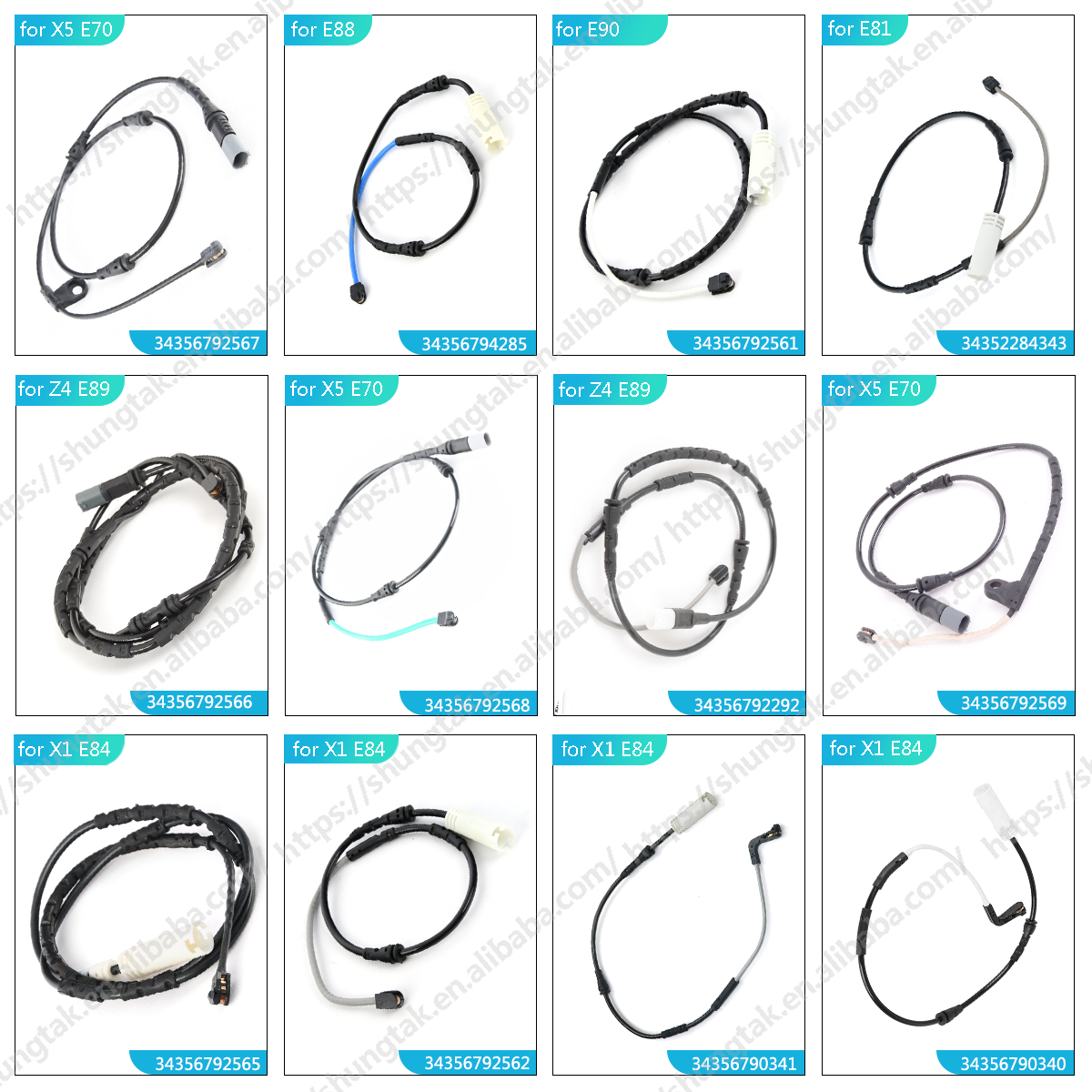 ShungTak Wholesale Brake Pad Wear Sensor for BMW 4 Series F32 F82 F33 F83 F36 5 Series E39 E60 E61 F07 F10 F11 F18 G30 F90 G31