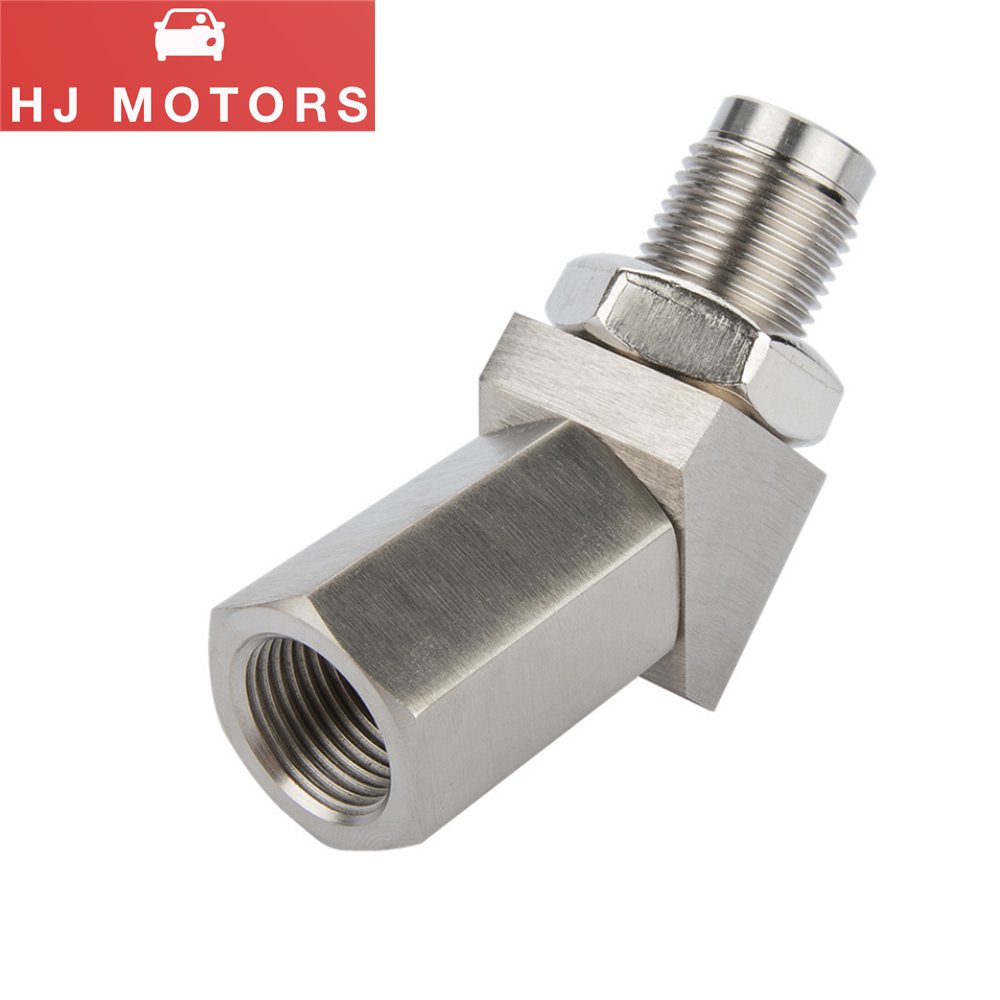 M18*1.5 Universal 45 Degree Mini Catalyst O2 Sensor Oxygen Sensor Mini Catalytic Converter Sensor Fitting