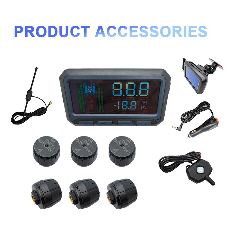 Smart Auto System Digital Tmps Lcd Display Usb Auto Security Alarm Tire Pressure Monitor Sensor