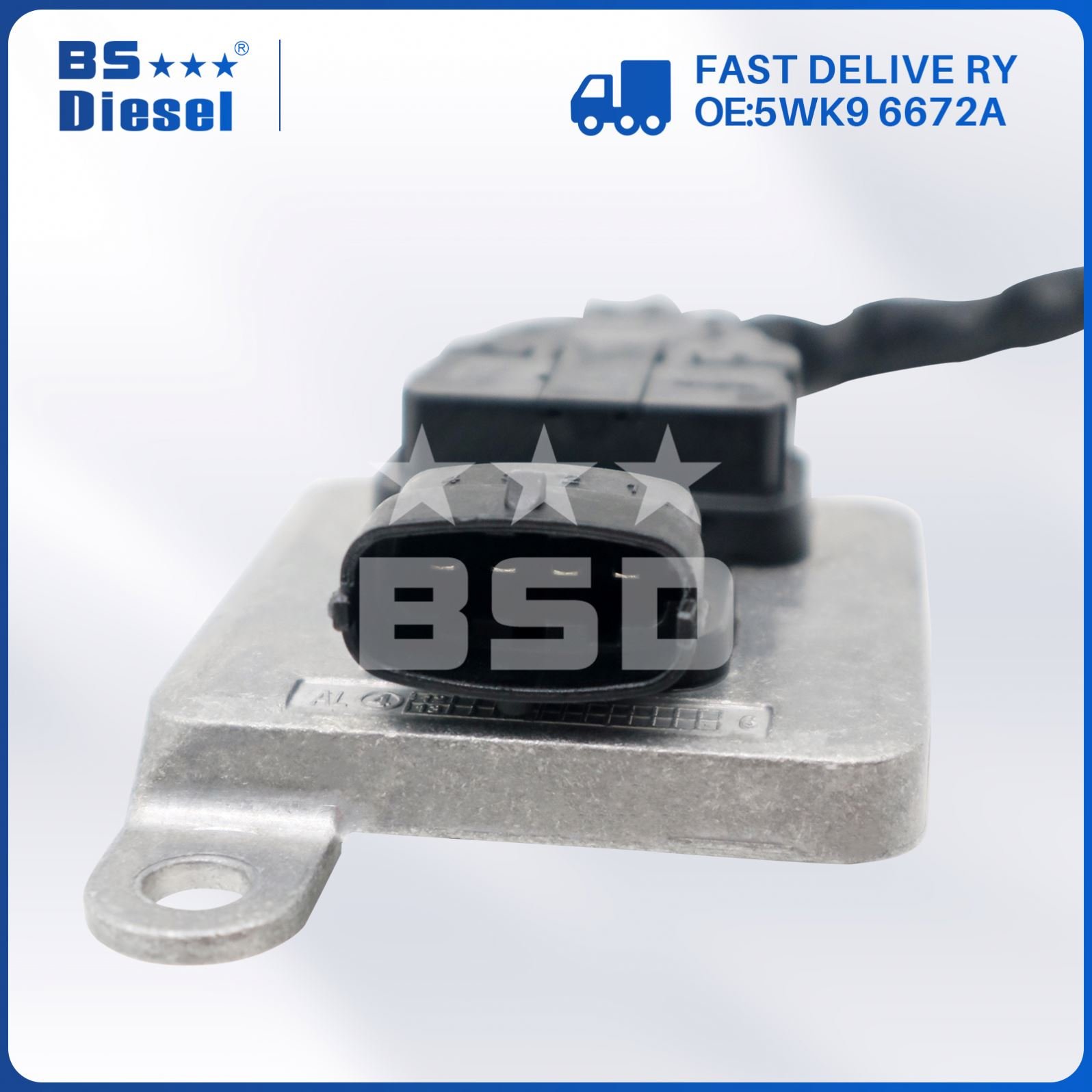 Good Quality Auto Spare Parts Nox Sensor 5WK9 6672A 2871974 Nitrogen Oxygen Sensor 5WK96672A For Cummins