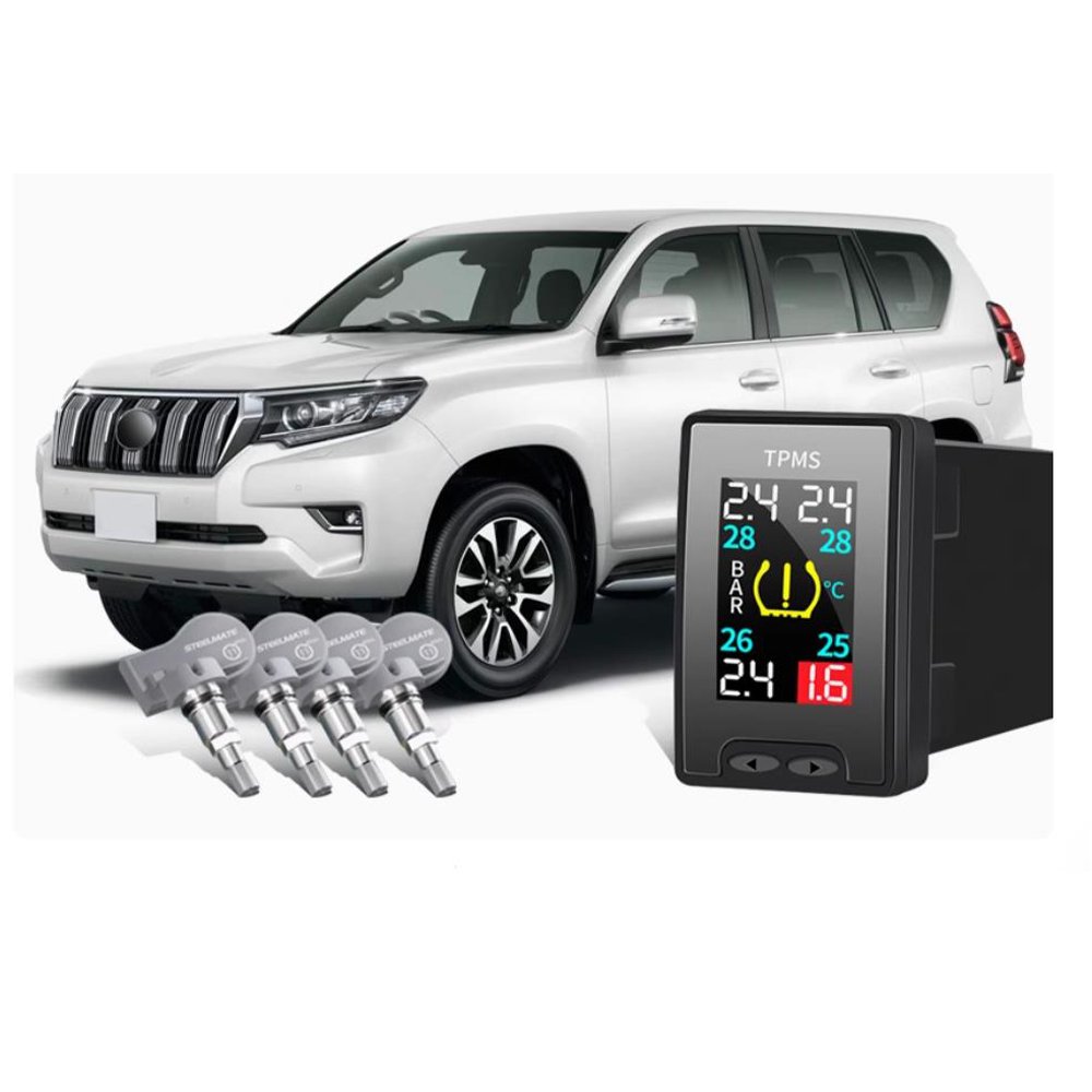 TPMS For Toyota Fortuner/Hilux/Innova LC76 2010 2023 tire pressure monitoring system real-time intelligent monitoring no sensor