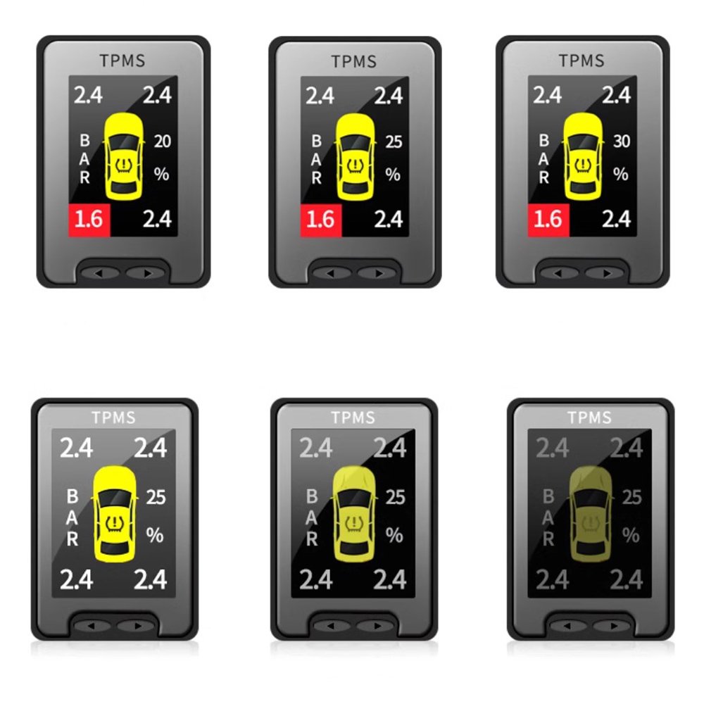TPMS For Toyota Fortuner/Hilux/Innova LC76 2010 2023 tire pressure monitoring system real-time intelligent monitoring no sensor