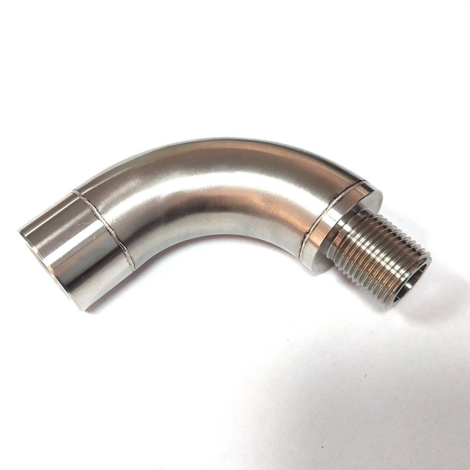 Stainless Steel J Type Bent O2 Oxygen Sensor Exhaust Pipe Fittings O2 Sensor with Adjustable Gas Flow Inserts