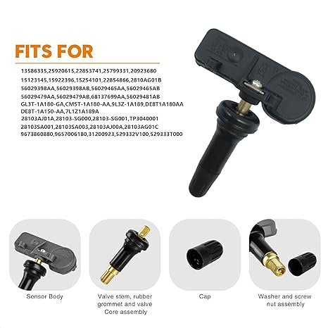 High quality 13586335 Tire Pressure Sensor fit for american cars 22853741 13586335 20923680 25920615