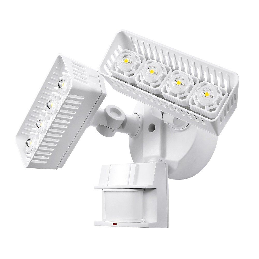 Front Door Flood Security Night Lamp 120 Volt PIR Outdoor Motion Sensor Led Light