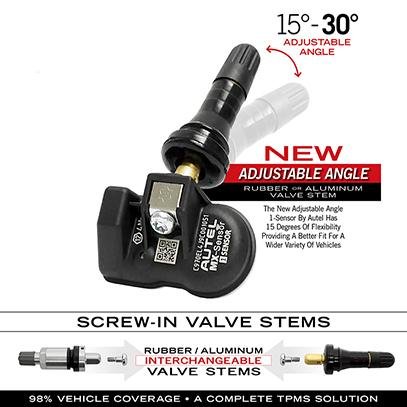 Autel Tpms Sensor Universal Programmable Tpms Sensor 433 & 315Mhz Auto Sensors