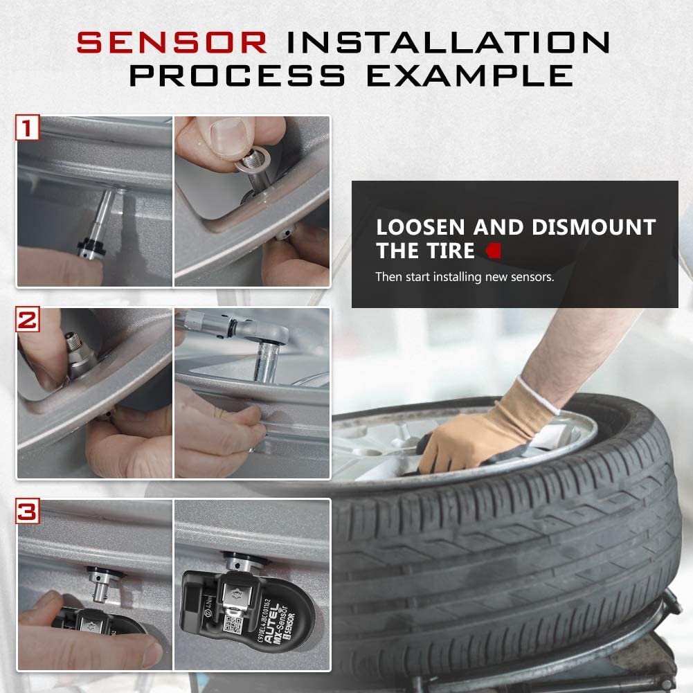 Autel Tpms Sensor Universal Programmable Tpms Sensor 433 & 315Mhz Auto Sensors