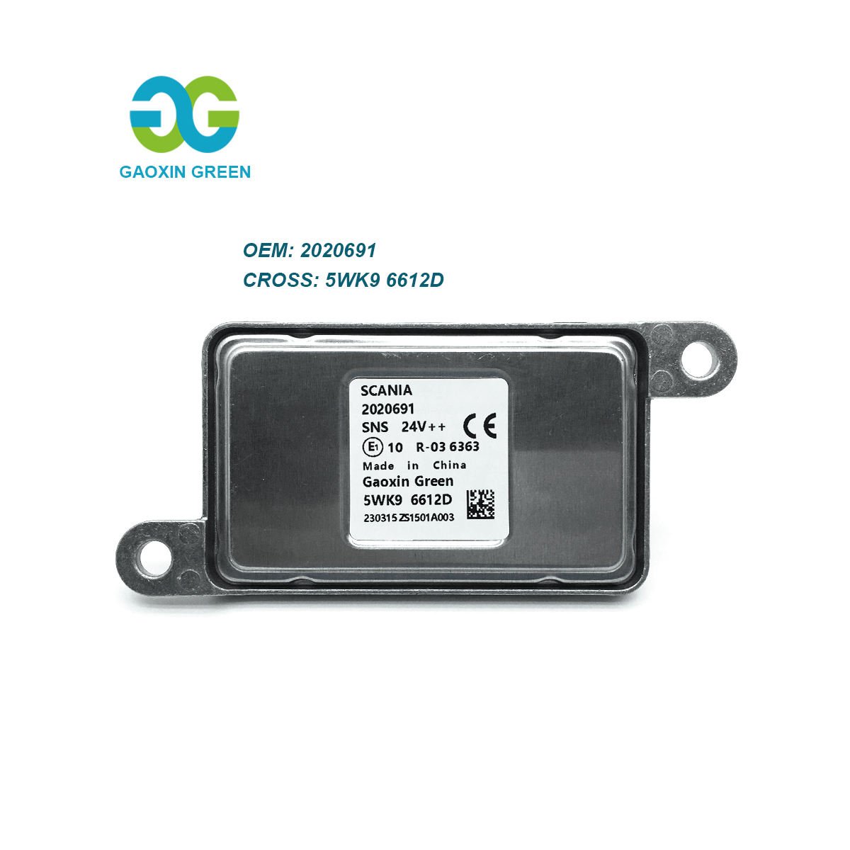 Nox Sensor On-Site Material Inspection 5WK96612D 2020691 Auto Part Diesel Nox Sensor For SCANIA EUROPE