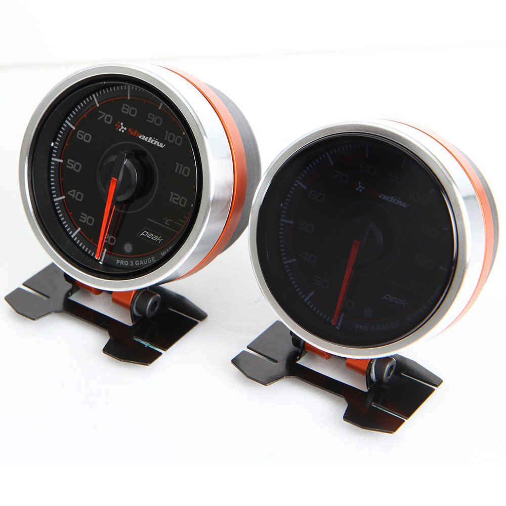 Racing Car EGT gauge 2 inch 52mm and Smoked Black Face Auto Meter Automotive Gauge