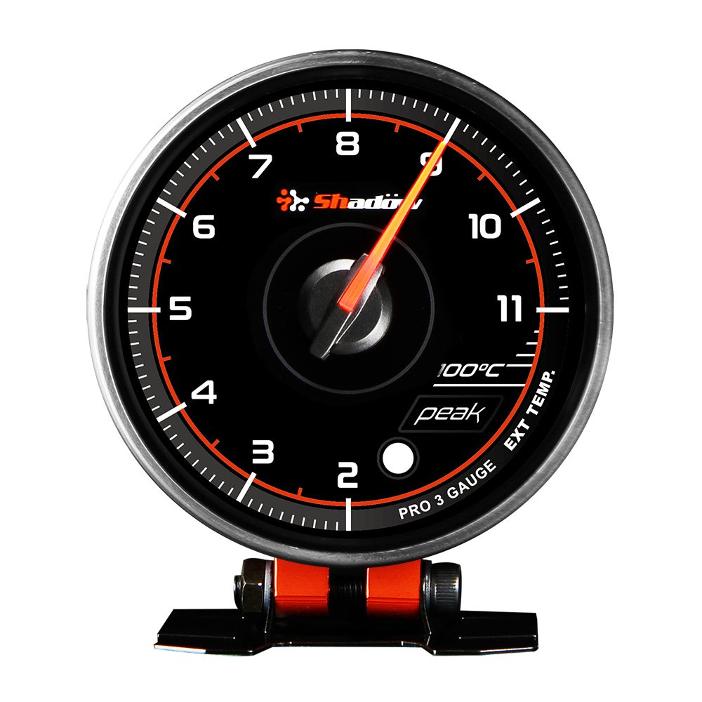 Racing Car EGT gauge 2 inch 52mm and Smoked Black Face Auto Meter Automotive Gauge