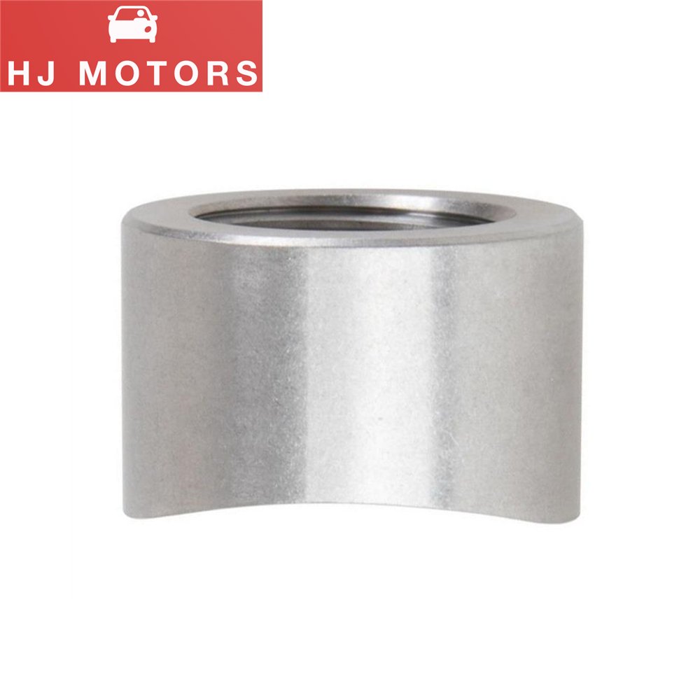 304 Stainless Steel M18*1.5 O2 Oxygen Sensor Curve Notched Nut Bung Sensor Fitting