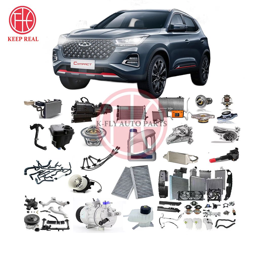 Chery tiggo 4Pro 5x comprct car head light tail light fog light grille view mirror water tank radiator shock absorber brakepad