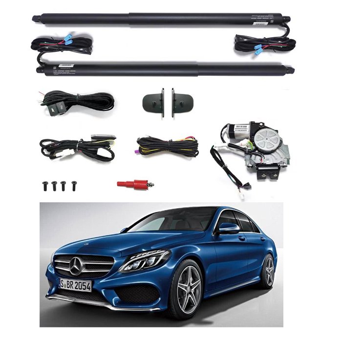 Automotive aftermarket electric tailgate lift kit soft close lock power tailgate and kick sensor for Mercedes Benz C series 2015
