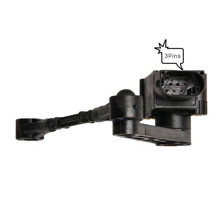 LR033256 Auto Front Left Right Suspension 3 Pins Headlight Height Level Sensor Black for Land Rover RANGE ROVER SPORT