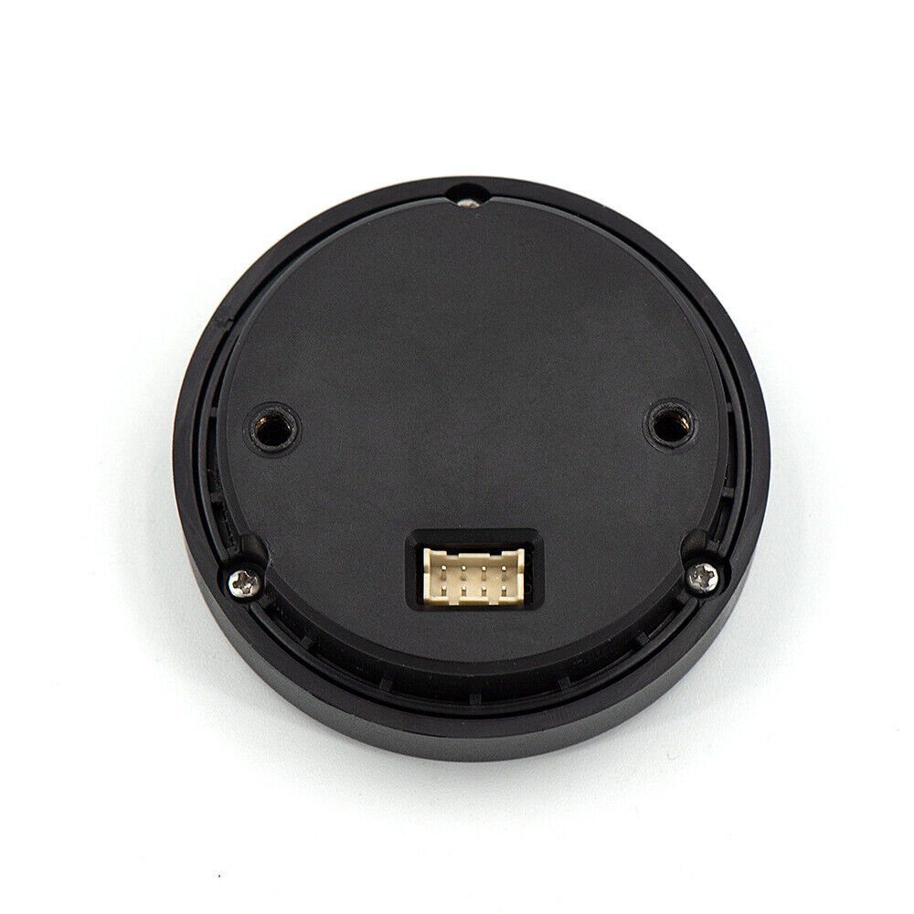 Universal 2" 52mm Electronic Fuel Pressure Gauge Ultra-Thin with 1/8 Npt Sensor 0-15psi Black Auto Parts