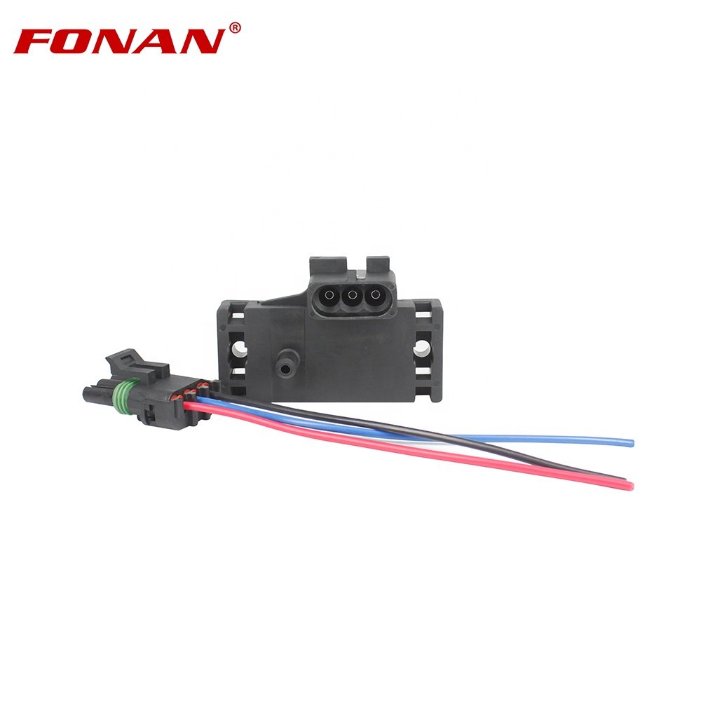 12223861 3bar 3 bar MAP Manifold Absolute Boost Pressure Sensor With Pigtail Wire Harness For GM Buick GMC Chevrolet AS210