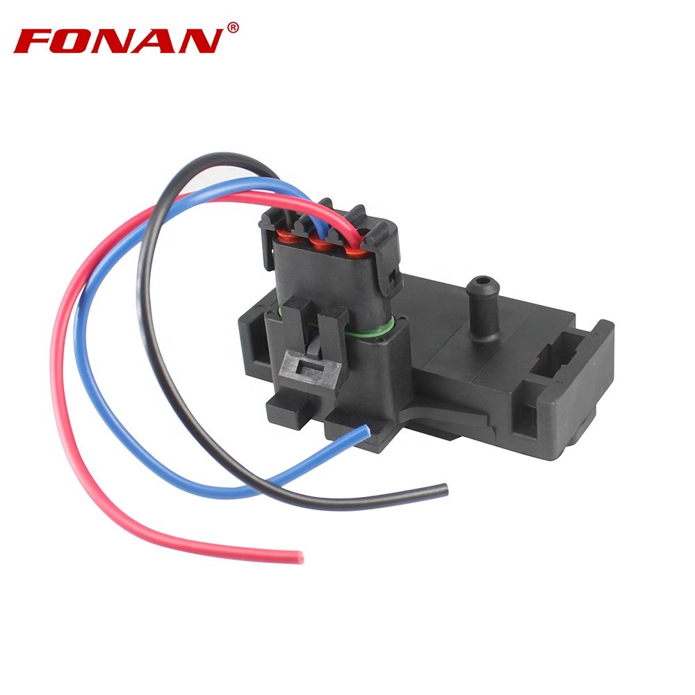 12223861 3bar 3 bar MAP Manifold Absolute Boost Pressure Sensor With Pigtail Wire Harness For GM Buick GMC Chevrolet AS210