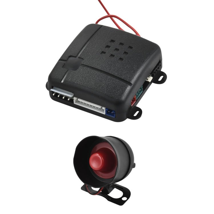 One Way Car Alarm Security System With Shock Sensor And Anti-Hijacking For Car