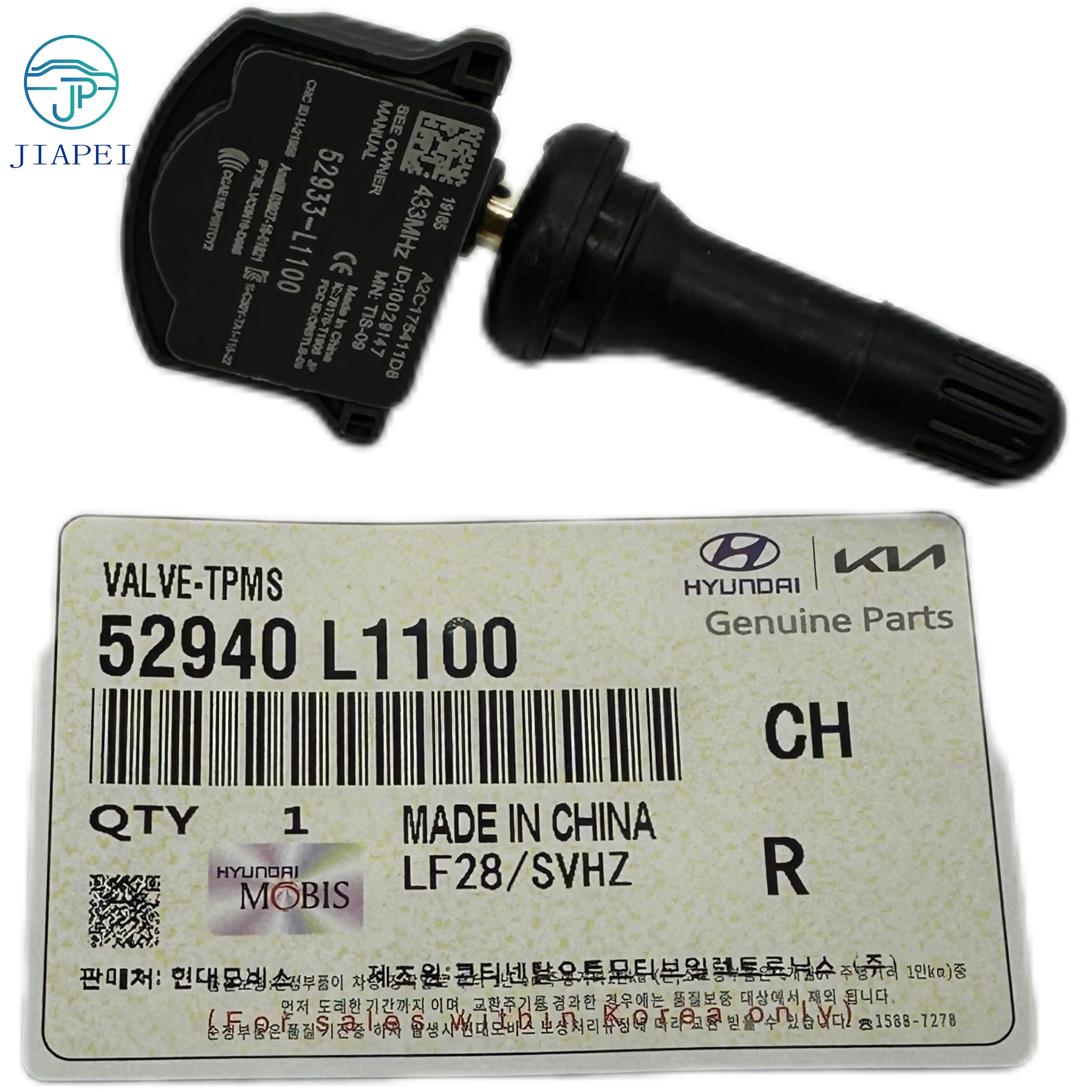 Direct Supply Tire Monitoring Sensor OE number 40700-6UA0A Tire Pressure Sensor 52940-L1100 for H-yundai K