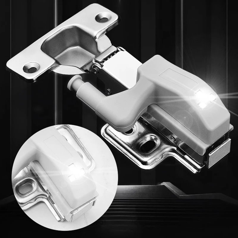 10pc Universal LED Inner Hinge Lamp Cabinet Induction Lights Wardrobe Cupboard Sensor Lights Bedroom Kitchen Closet Night Lamp