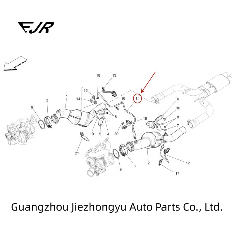 670002200 FRONT LAMBDA SENSOR For Maserati Ghibli Levante Quattroporte