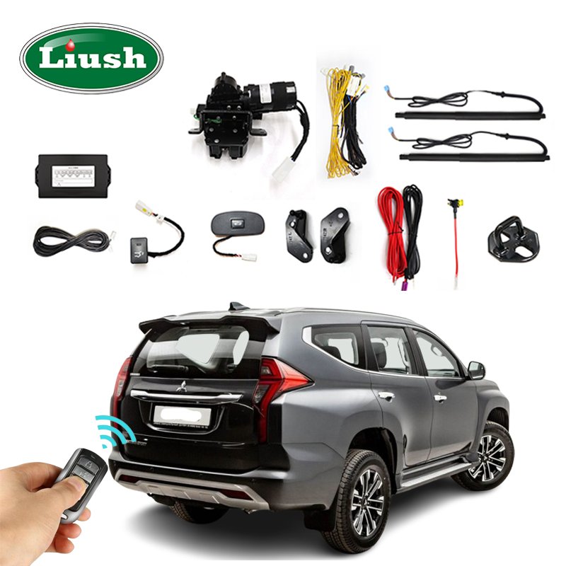 Liush Intelligent Anti Clamping Electric Tailgate Lift For Mitsubishi Montero Sport 2015 Kick Sensor Car Door Magnet Soft Close